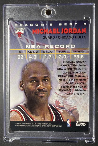 1997-98 Topps Michael Jordan #6 Shooting Stars