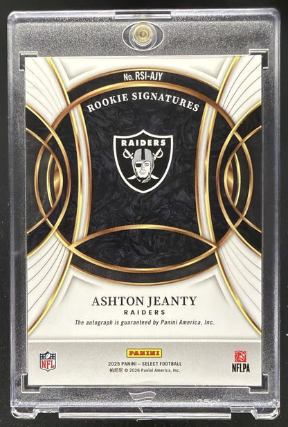 2025 Panini Select Ashton Jeanty #522 Rookie Auto