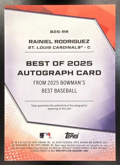 2025 Bowman's Best Rainiel Rodriguez #B25-RR Auto