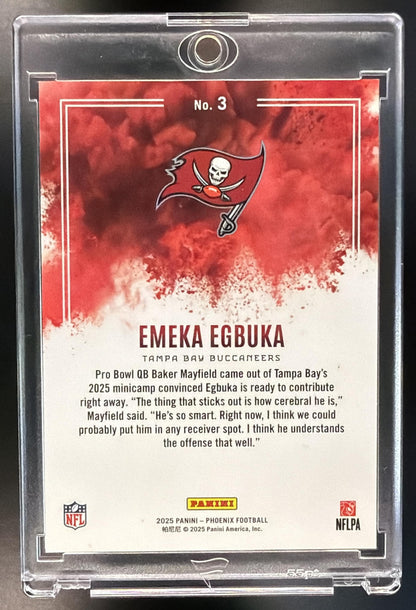 2025 Panini Phoenix Emeka Egbuka #3 Color Blast