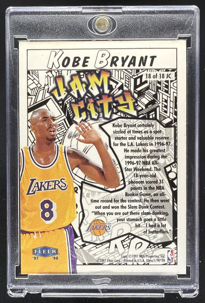 1997-98 Fleer Ultra Kobe Bryant #18 JC Jam City