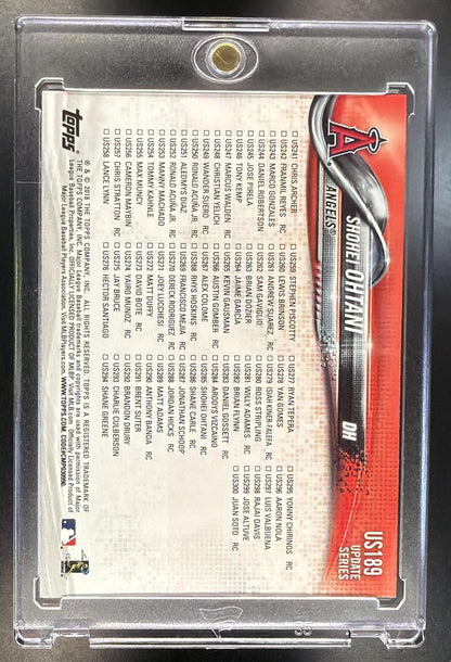 2018 Topps Update 3-Game HR Streak #US189 Shohei Ohtani Rookie Card