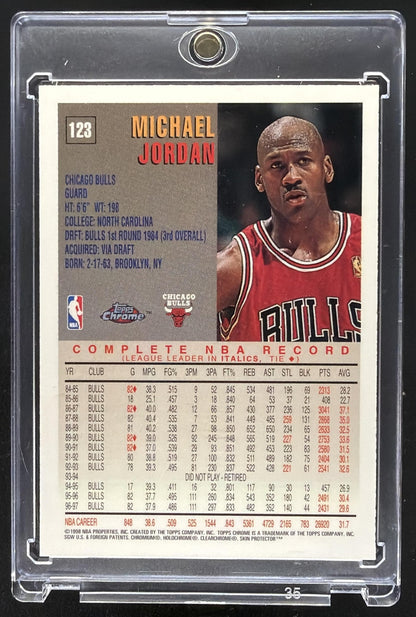 1997-98 Topps Chrome Michael Jordan #123