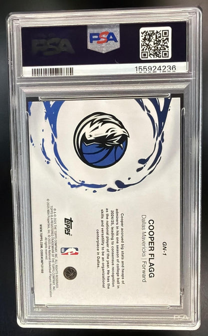 2025-26 Topps Cooper Flagg #GN-1 Generation Now RC PSA 10