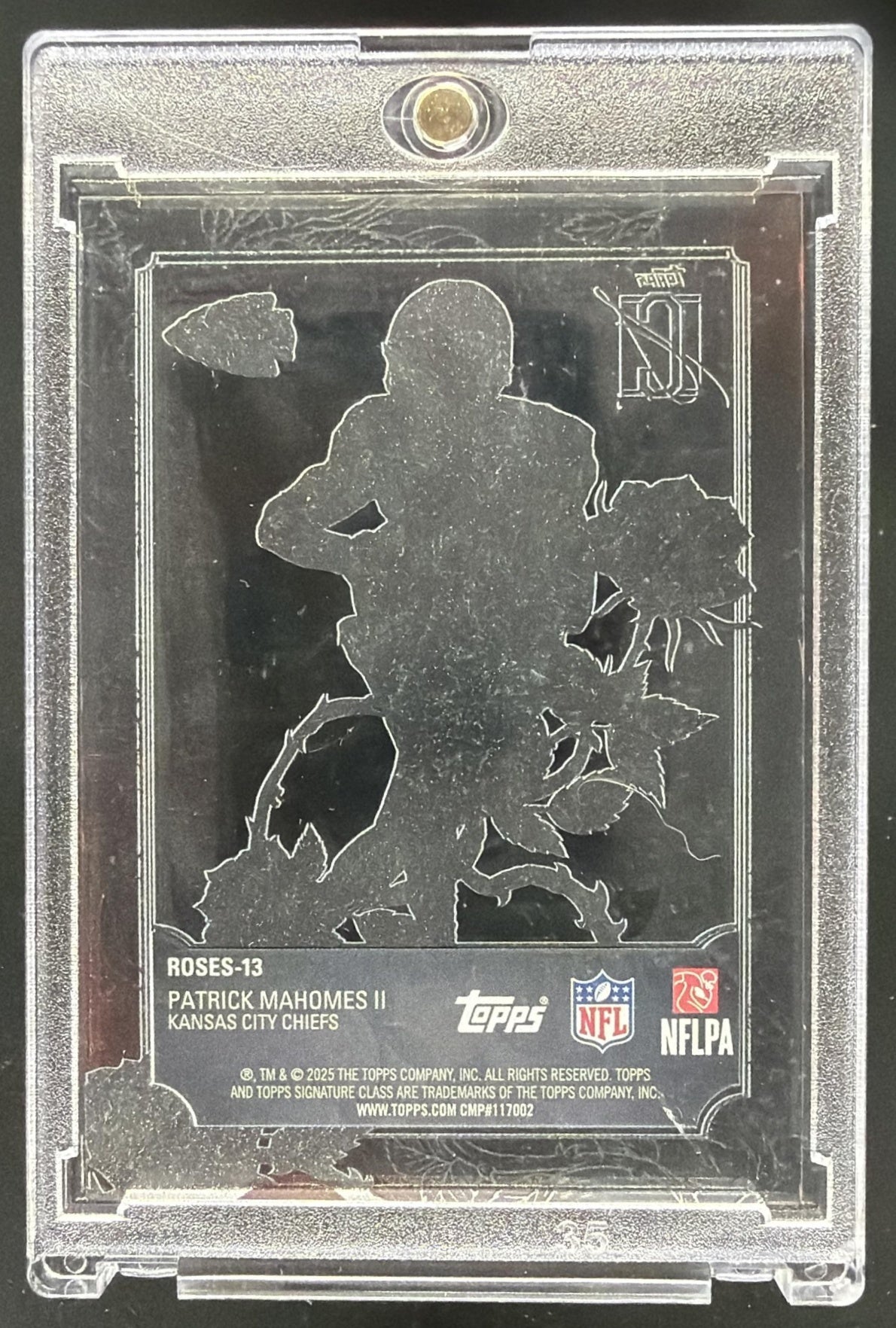 2025 Topps Signature Class Patrick Mahomes II #ROSES-13 Roses SP