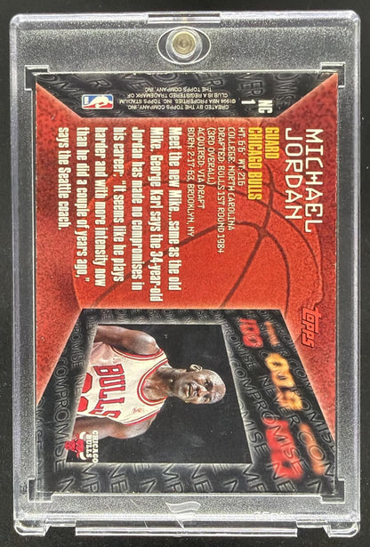 1997-98 Topps Stadium Club Michael Jordan Never Compromise