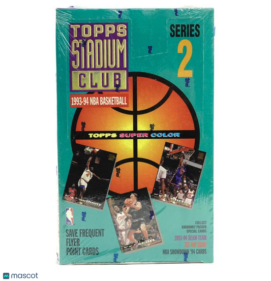 1993/94 Topps Stadium Club Series 2 Basketball Hobby Box