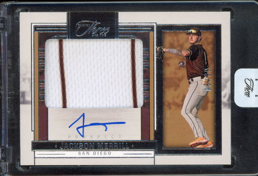 2024 Three and Two Jackson Merrill Jersey Auto 06/99