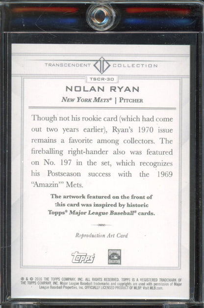 2016 Transcendent Nolan Ryan Sketch /65