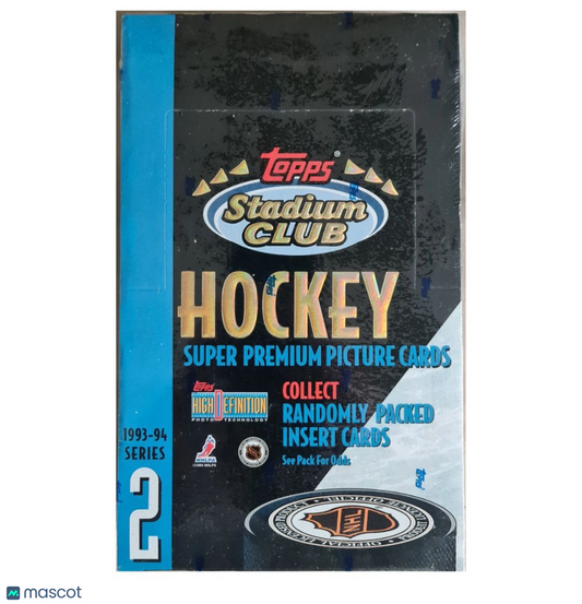 1993/94 Topps Stadium Club Series 2 Hockey Hobby Box