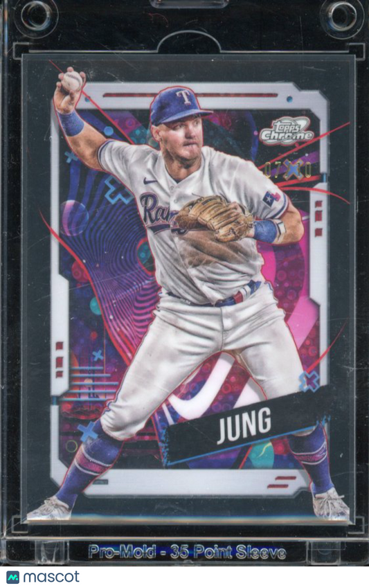 2024 Topps Chrome Cosmic Josh Jung Black /10