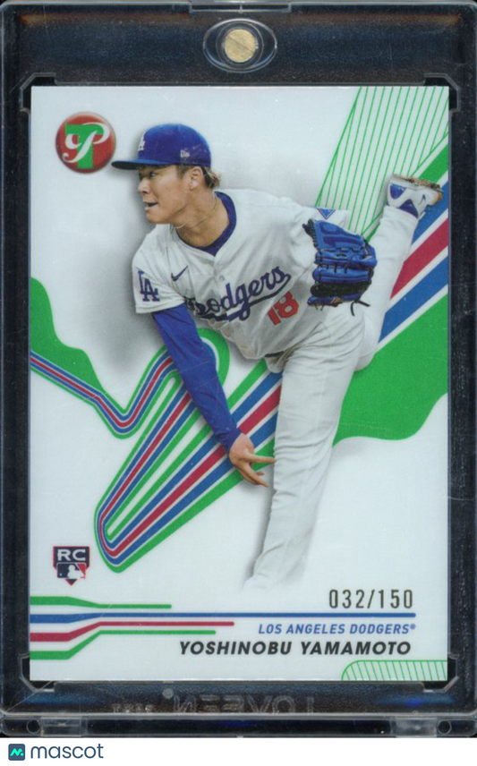 2024 Topps Pristine Yoshinobu Yamamoto Green Rookie /150