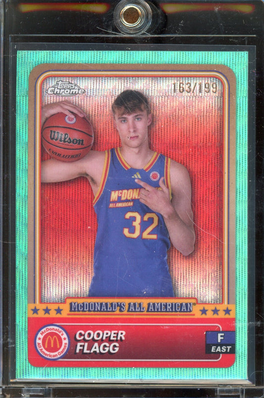 2024 McDonald's Chrome Cooper Flagg Aqua 163/199