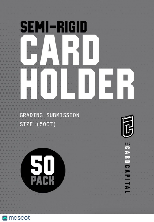 Semi Rigid Card Holders - 50 Pack