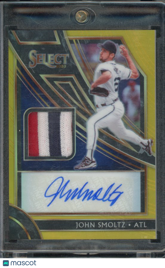 2020 Select John Smoltz Gold Patch Auto /10 GU