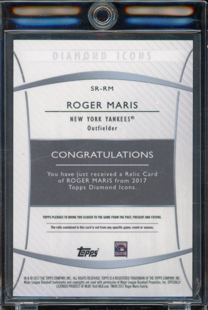 2017 Diamond Icons Roger Maris Game Used Bat /10
