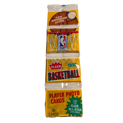 1990 Fleer Basketball Rack Pack