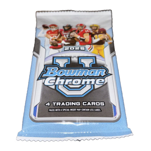 2025 Bowman Chrome University Football Blaster Pack
