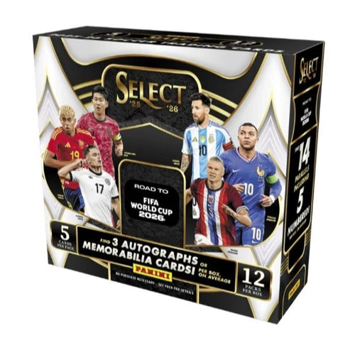 2025-26 Panini Select Road To FIFA World Cup 2026 Soccer Hobby Box