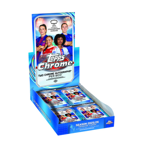2025-26 Topps Chrome Women's UEFA Champions League Soccer Hobby Box