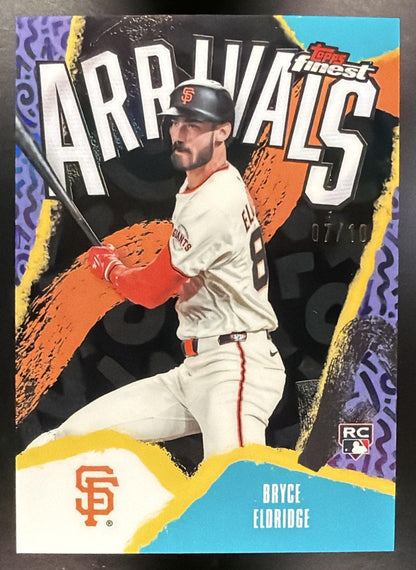 2026 Topps Finest Bryce Eldridge #A-4 Arrivals RC Black /10