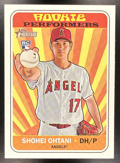 2018 Topps Heritage Shohei Ohtani #RP-SO Rookie Performers RC Angels