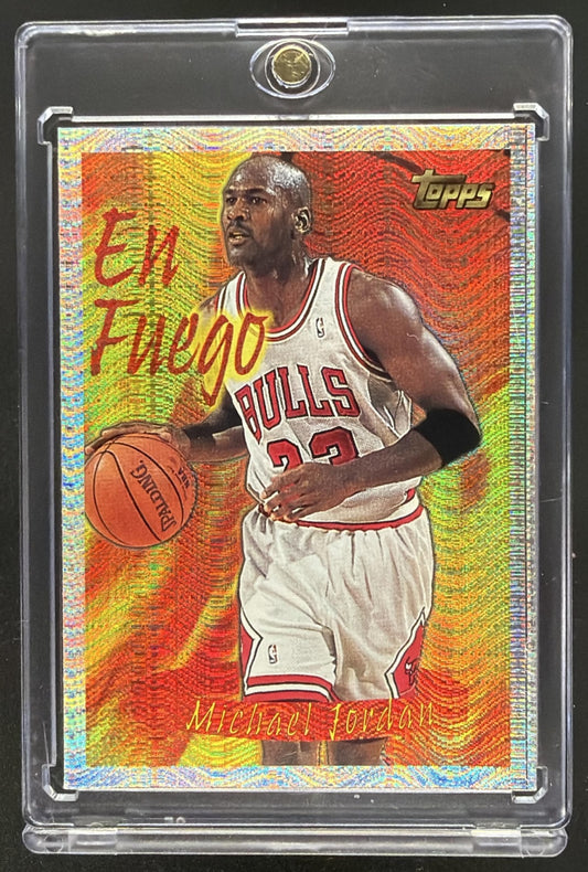 1996-97 Topps Michael Jordan En Fuego #1