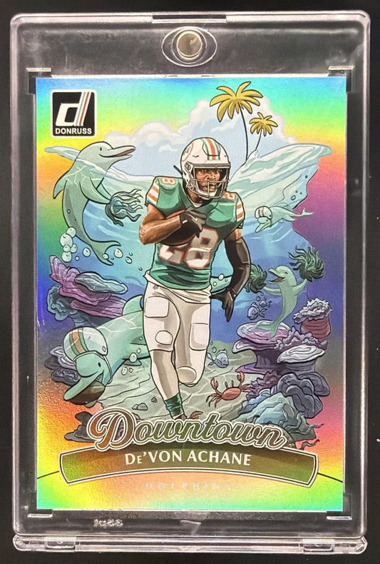 2025 Panini Donruss De'von Achane #10 Downtown SP