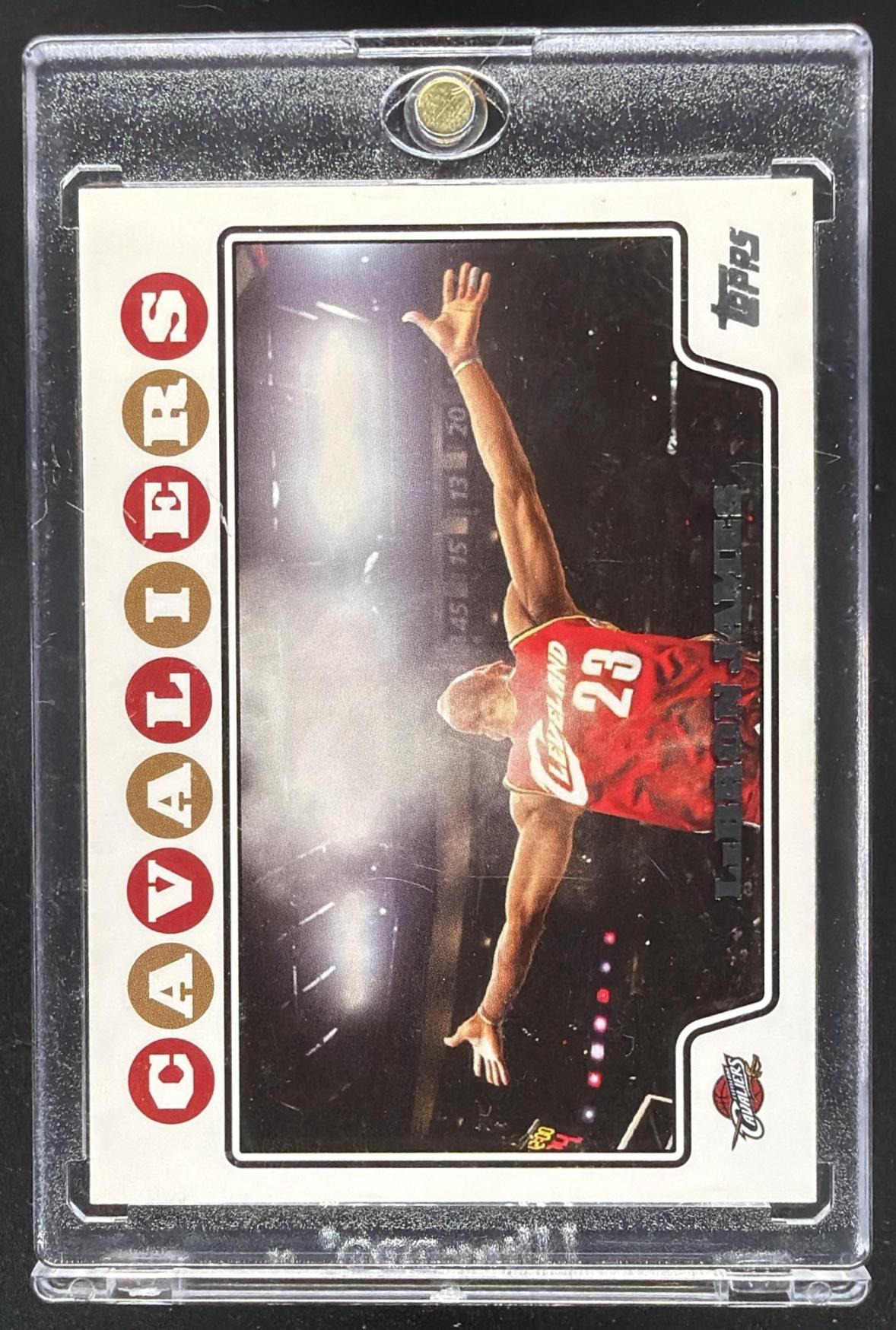2008-09 Topps LeBron James #23 Chalk Toss