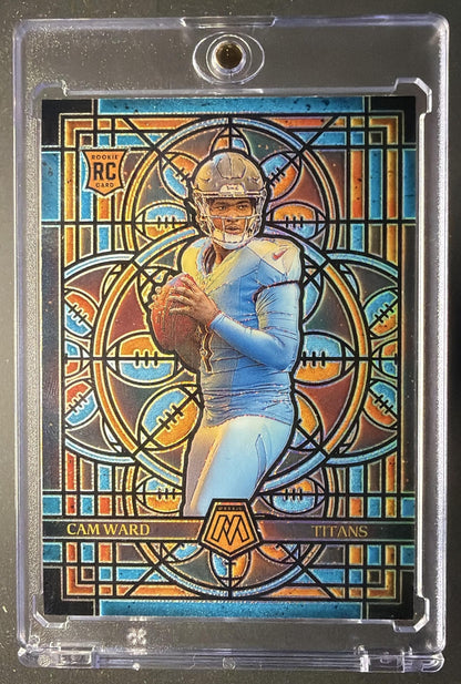 2025 Panini Mosaic Cam Ward #25 Stained Glass RC