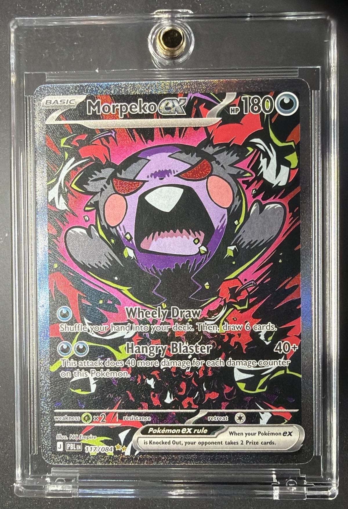 2026 Pokemon Pitch Black Morpeko ex #117/084 Special Illustration Rare