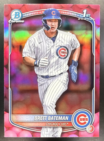 2025 Bowman Chrome Brett Bateman #BCP-226 Peanuts Refractor 1st Prospect