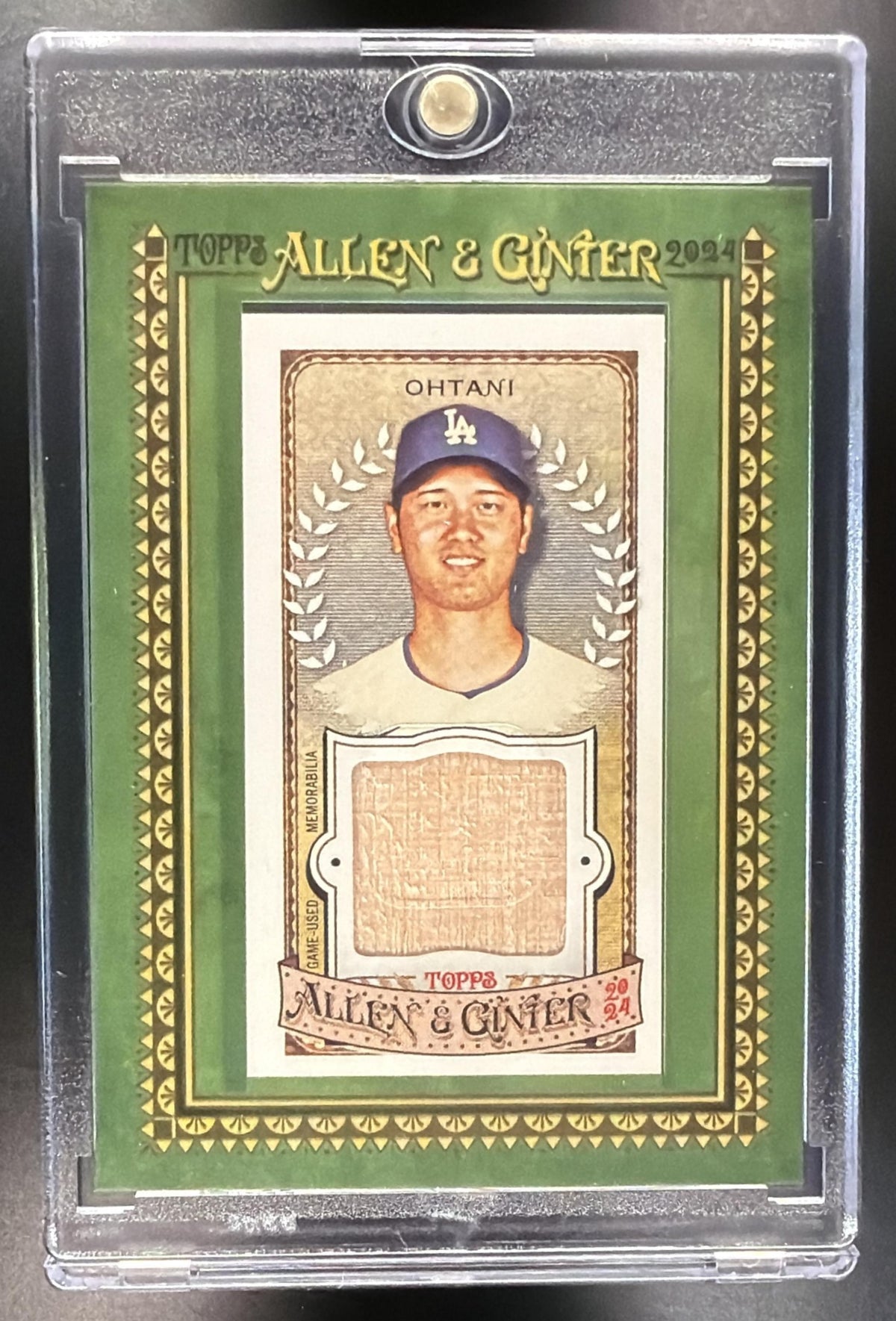 2024 Topps Allen & Ginter Shohei Ohtani #MFR-SO Mini Framed Relics Bat