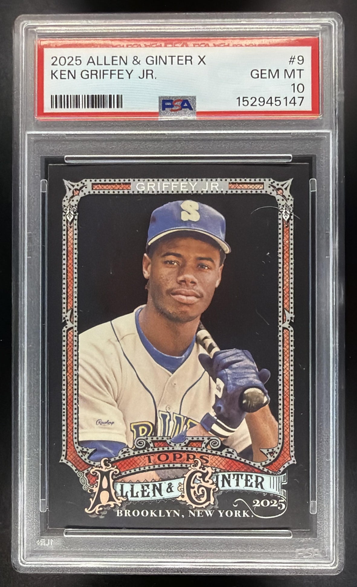 2025 Topps Allen & Ginter X Ken Griffey Jr. #9 PSA 10