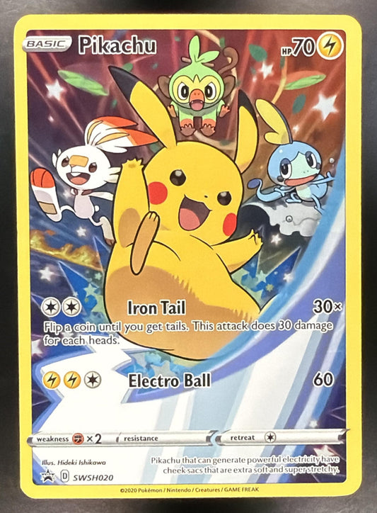 2020 Pokemon Sword & Shield Pikachu SWSH020 LP
