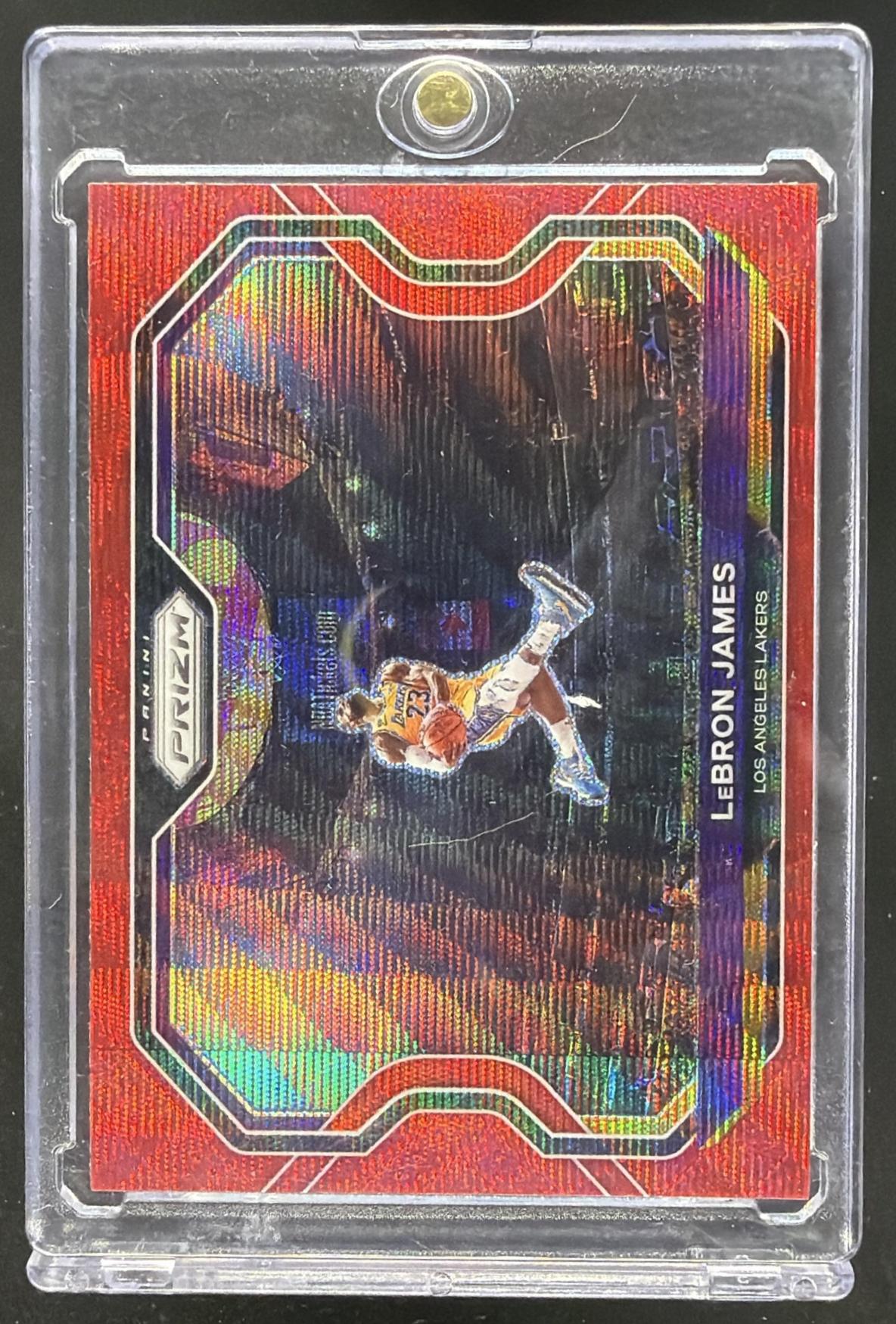 2020-21 Panini Prizm LeBron James #1 Ruby Red Wave Prizm