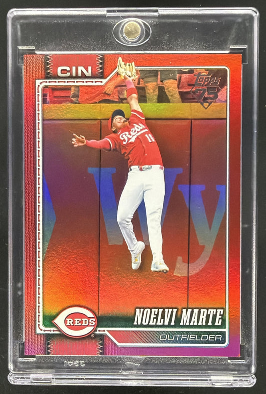 2026 Topps Series 2 Noelvi Marte #687 Red Foil 1/5