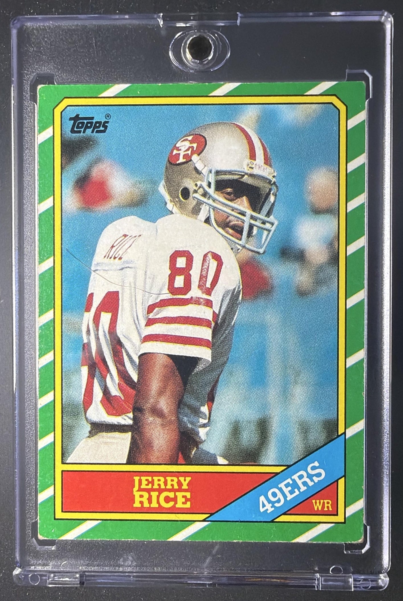 1986 Topps Jerry Rice #161 RC Rookie