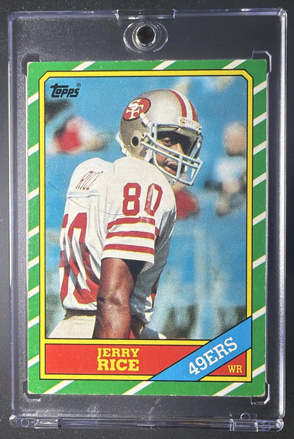 1986 Topps Jerry Rice #161 RC Rookie