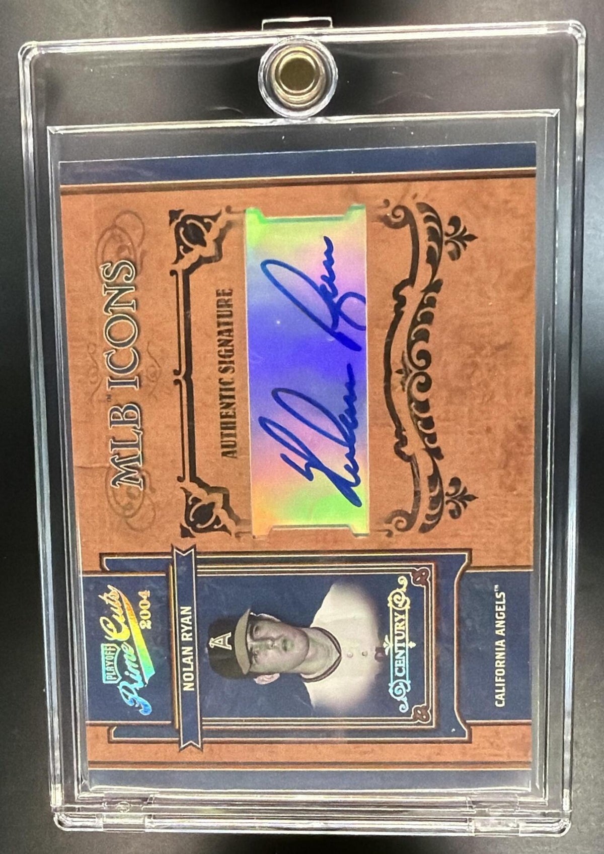 2004 Playoff Prime Cuts II Nolan Ryan #MLB-21 MLB Icons Auto /30