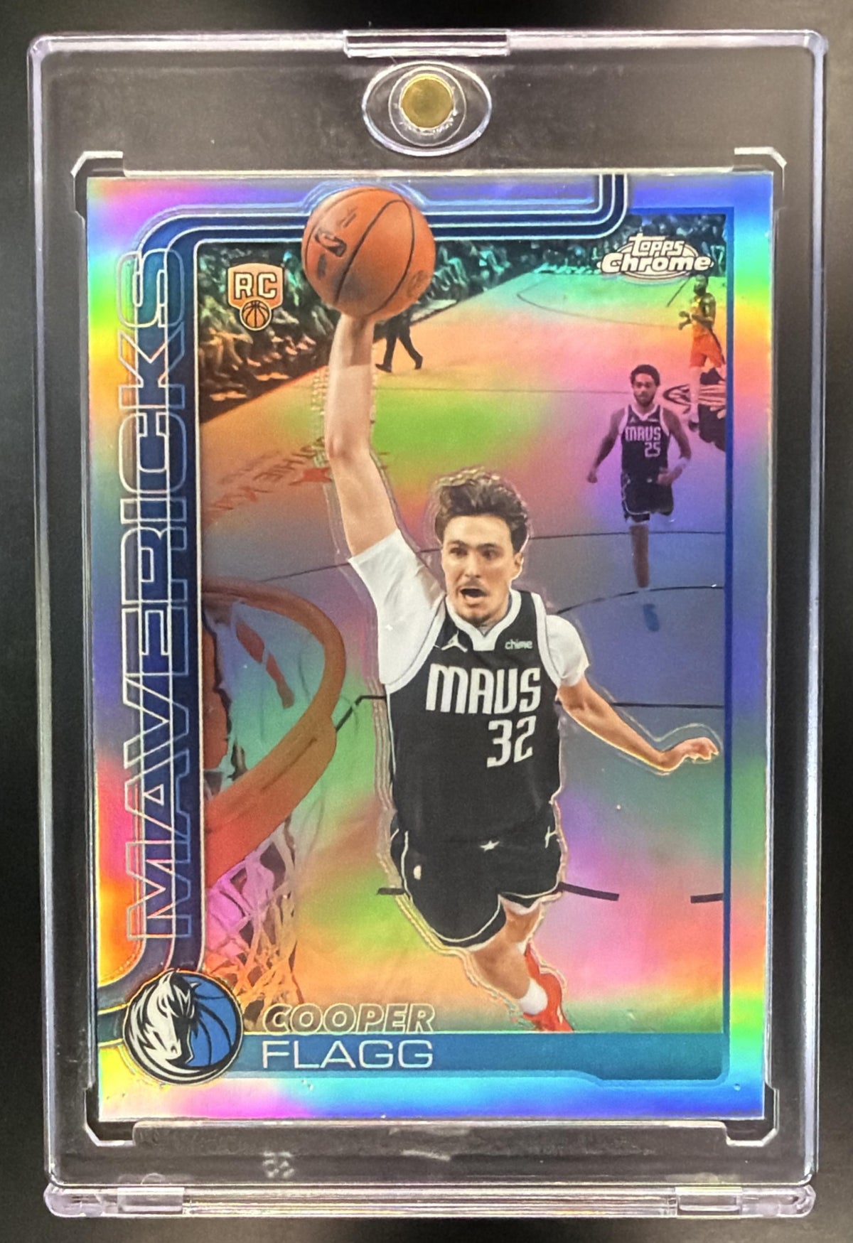 2025-26 Topps Chrome Update Cooper Flagg #151 Refractor RC Dallas