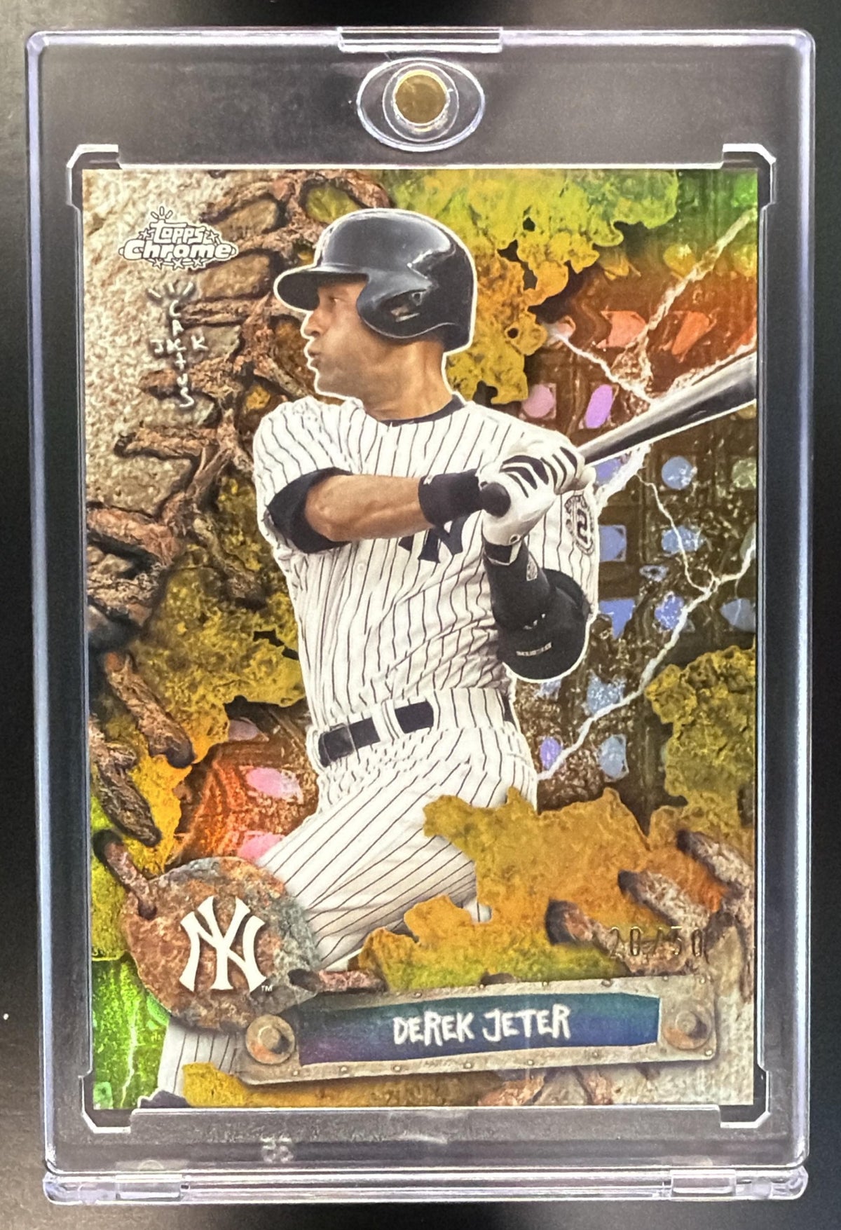 2026 Topps Chrome x Cactus Jack Derek Jeter #2 Gold Refractor /50