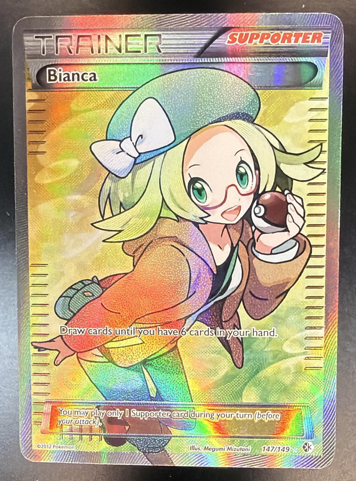 2012 Pokemon Boundaries Crossed Bianca 147/149 MP