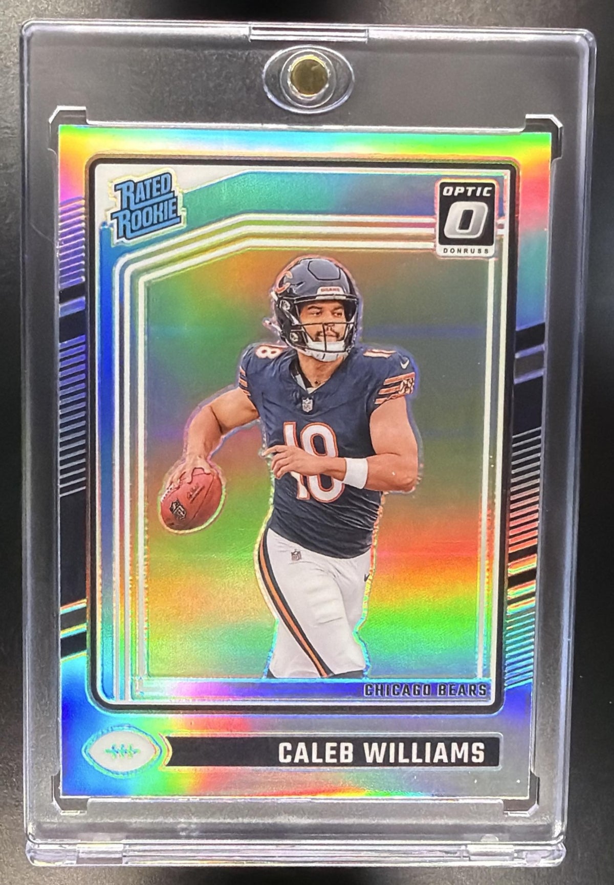 2024 Panini Donruss Optic Caleb Williams #201 Holo Rookie
