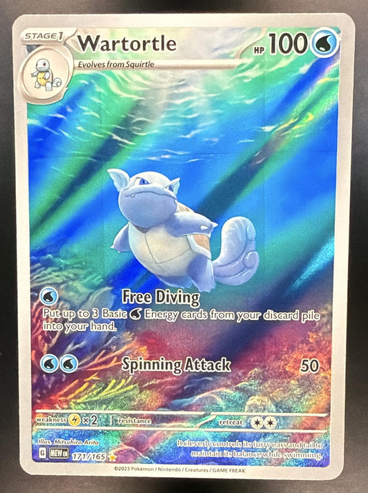 2023 Pokemon 151 Wartortle 171/165 LP