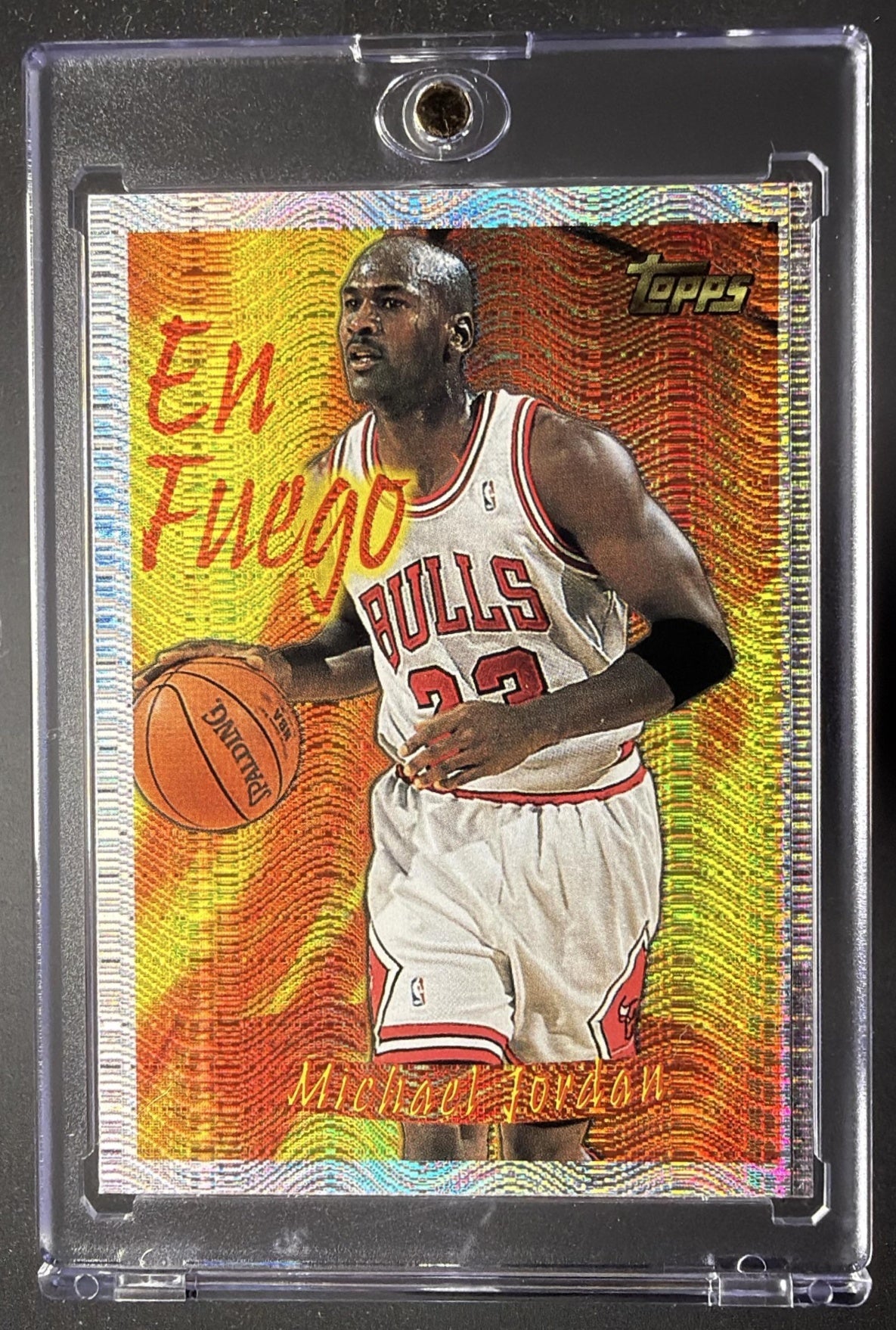 1996-97 Topps Michael Jordan #1 En Fuego SP Insert