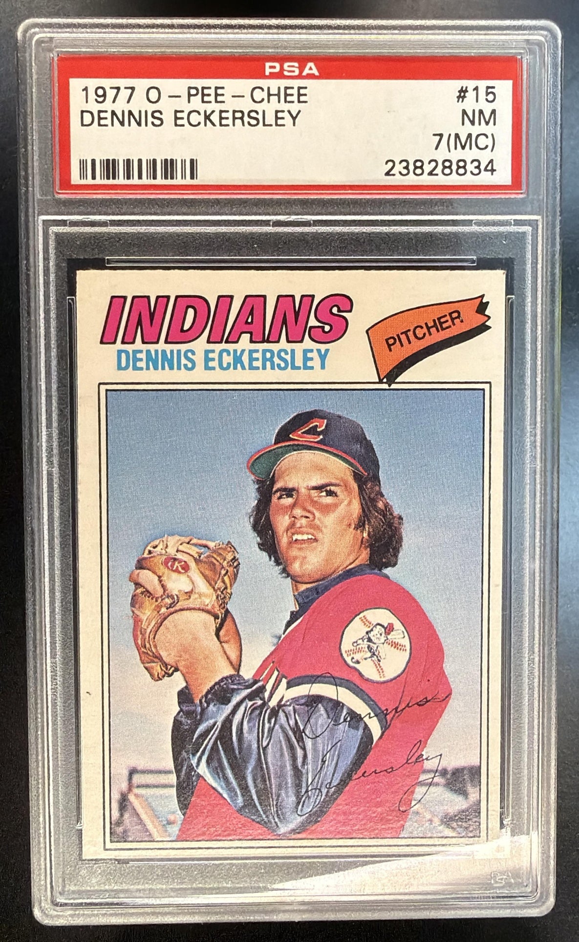 1997 O-PEE-CHEE Dennis Eckersley #15 PSA 7