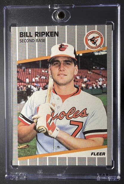 1989 Fleer Bill Ripken #616 FF Error Card