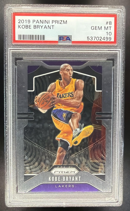 2019-20 Panini Prizm Kobe Bryant #8 PSA 10