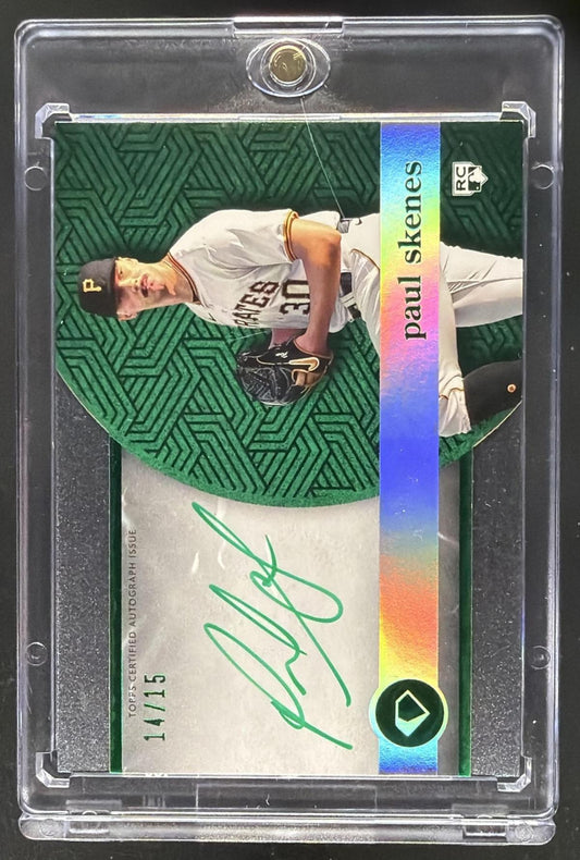 2024 Topps Diamond Icons Paul Skenes #WPA-PS Green Ink Rookie Auto /15
